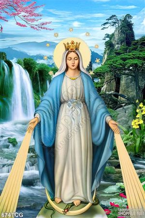 Tranh công giáo thiên thần dẫn đường