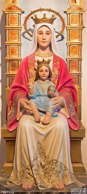 Tranh canvas nữ vương Maria