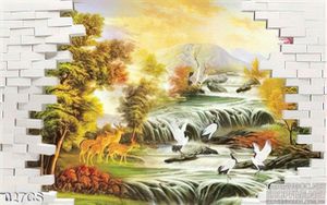 Tranh cửa sổ và phong cảnh thư pháp