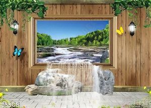 Tranh cửa sổ thác nước trang trí phòng khách