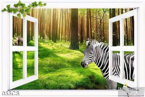 Tranh cửa sổ và thiên nhiên trang trí