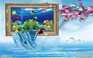 Tranh cửa sổ và hoa trang trí đẹp