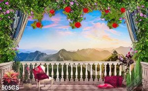Tranh ban công bên sườn núi nghệ thuật