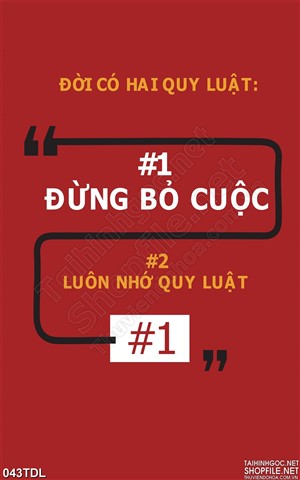 Tranh động lực đừng bỏ cuộc