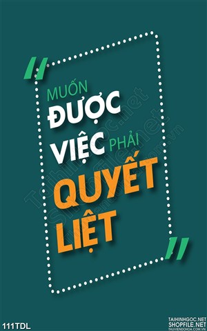 Tranh động lực muốn được việc