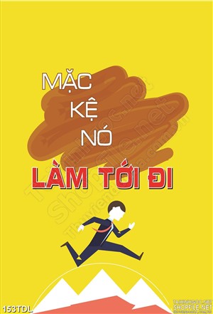 Tranh động lực làm tới đi