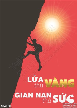 Tranh động lực vượt qua gian nan