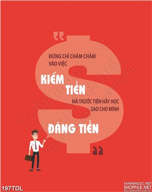 Tranh động lực kiếm tiền đáng tiền