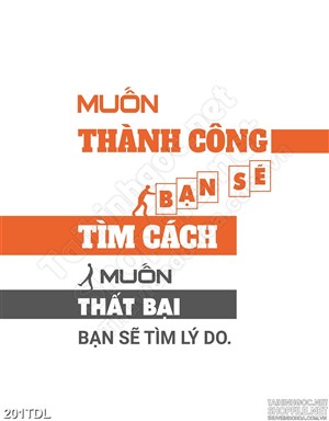 Tranh động lực tìm cách thành công