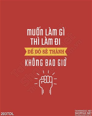 Tranh động lực muốn làm thì làm