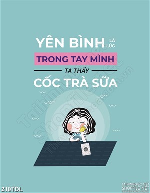 Tranh động lực yên bình trong tay