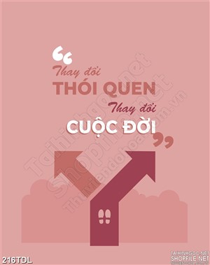 Tranh động lực thói quen cuộc đời