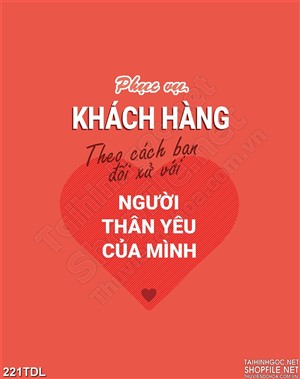 Tranh động lực khách hàng là thượng đế