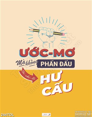 Tranh động lực chạm tới ước mợ