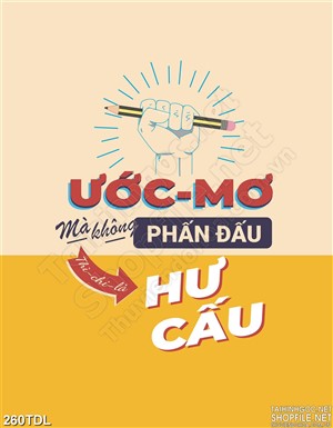 Tranh động lực ước mơ thành hiện thực