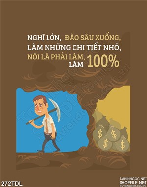 Tranh động lực tỉ mỉ trong công việc