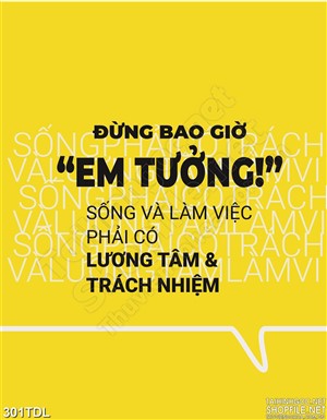 Tranh động lực đừng bao giờ tưởng