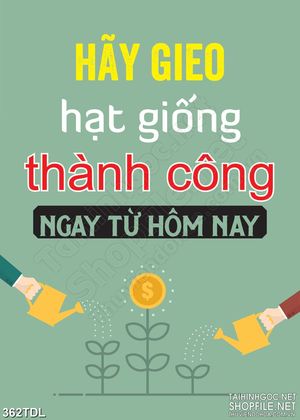 Tranh động lực văn phòng quyết tâm thành công