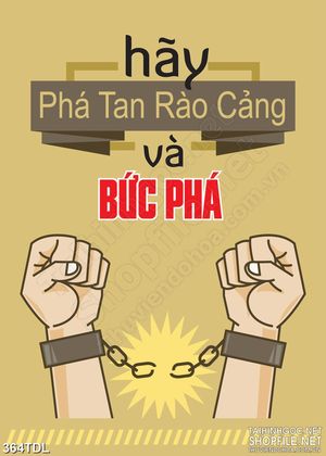 Tranh in treo tường động lực để bức phá