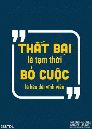 Tranh động lực công việc không bao giờ bỏ cuộc