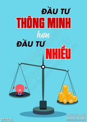 Tranh động lực luôn đầu tư thông minh in 3d