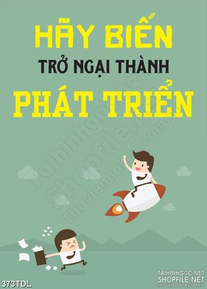 Tranh in treo tường động lực chuyển hóa công việc