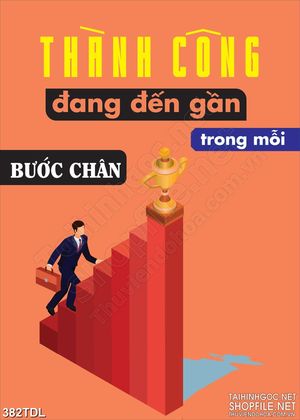 Tranh động lực công việc thành công luôn gần kề