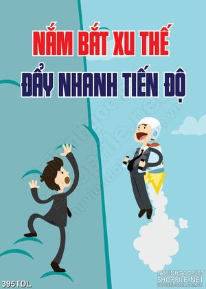 Tranh  văn phòng động lực luôn nắm bắt xu thế in uv