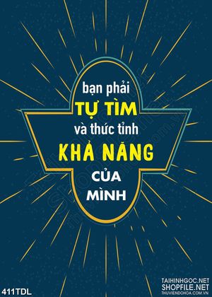 Tranh văn phòng động lực luôn thức tỉnh khả năng bản thân