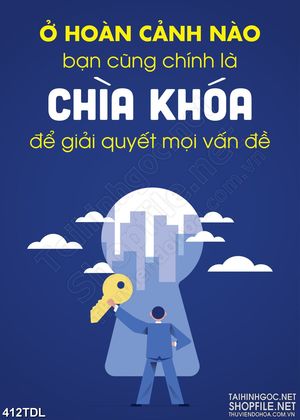 Tranh trang trí động lực bản thân là chìa khóa thành công