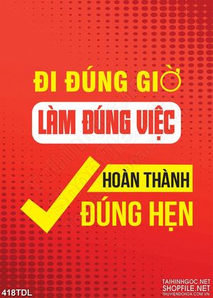 Tranh văn phòng động lực luôn đúng giờ đúng hẹn