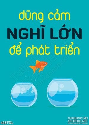 Tranh in 3d động lực dũng cảm suy nghĩ lớn