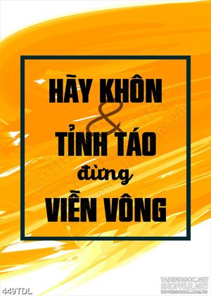 Tranh in 3d động lực luôn sáng suốt trong công việc