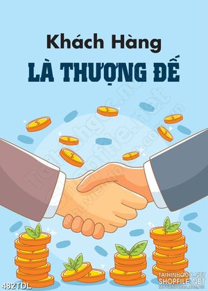 Tranh in tường động lực tôn trọng khách hàng