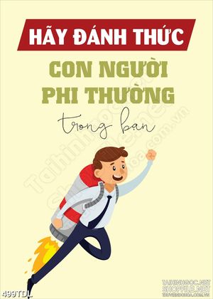 Tranh in uv động lực đánh thức chính bản thân