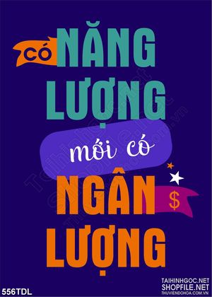 Tranh động lực có năng lượng mới có ngân lượng trang trí