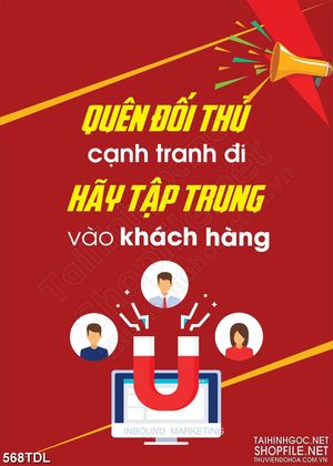 Tranh động lực công việc luôn tập trung vào khách hàng