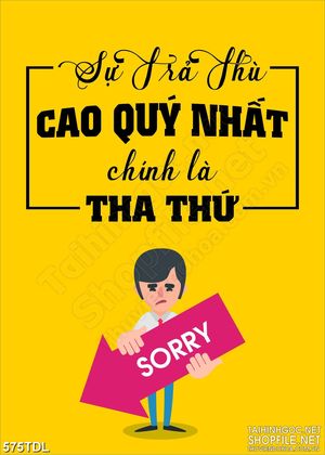 Tranh động lực tha thứ là sự trả thù cao quý nhất in 3d