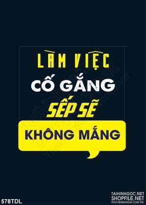 Tranh động lực luôn cố gắng trong công việc