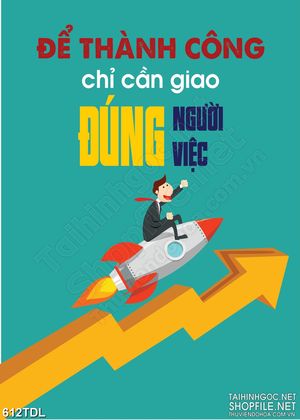 Tranh động lực đúng người đúng  công việc