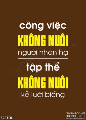 Tranh động lực công việc thành công không có sự lười biếng