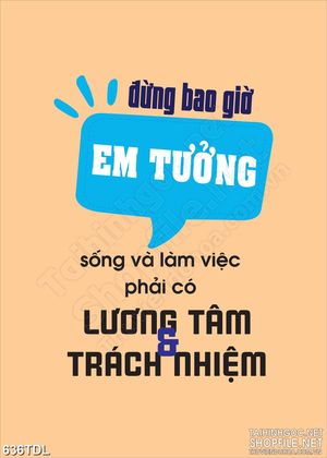 Tranh động lực đừng bao giờ em tưởng trong công việc