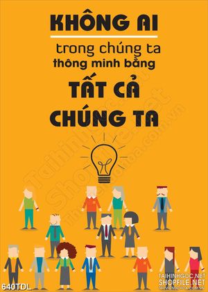 Tranh động lực đoàn kết trong tập thể in 3d