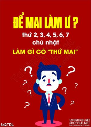 Tranh in canvas động lực hoàn thành sớm công việc