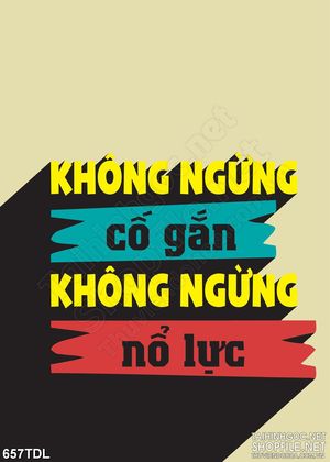 Tranh động lực không ngừng cố gắng in 3d