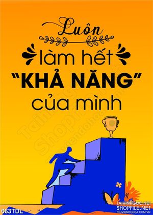 Tranh động lực luôn cố gắng hết sức trong công việc