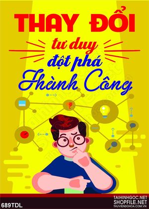 Tranh động lực đột phá để thành công trang trí