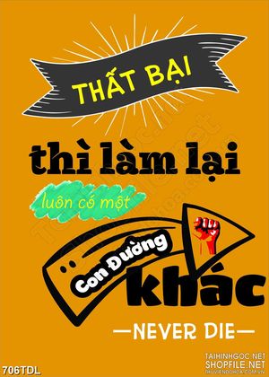 Tranh in canvas động lực thất bại thì làm lại