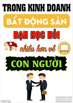 Tranh in treo tường động lực tìm hiểu về bất động sẳn