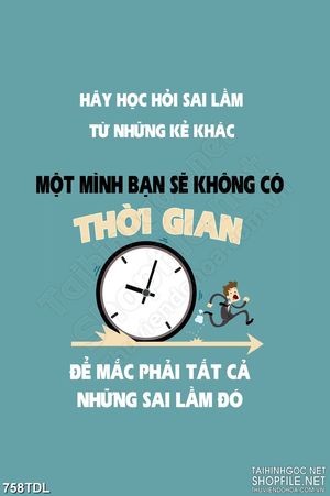 Tranh trang trí động lực để giảm thiểu mắc sai lầm